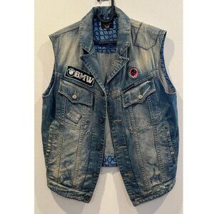 RARE VIVIENNE WESTWOOD X LEE "HIPPIE WAISTCOAT" DENIM PATCH VEST I